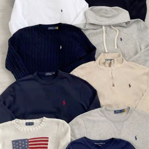 3 RL leveranciers voor vintage truien.